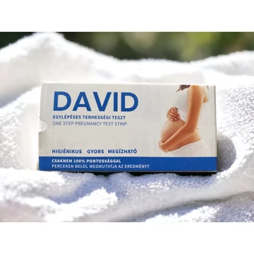 DAVID TERHESSÉGI (HCG) TESZTCSÍK 10 mIU/ml